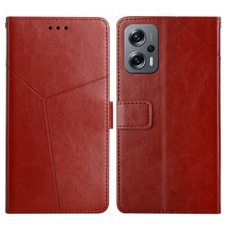 For Xiaomi Poco X4 GT Y Stitching Horizontal Flip Leather Phone Case