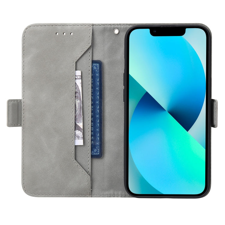 For iPhone 14 Pro Max RFID Geometric Line Flip Leather Phone Case