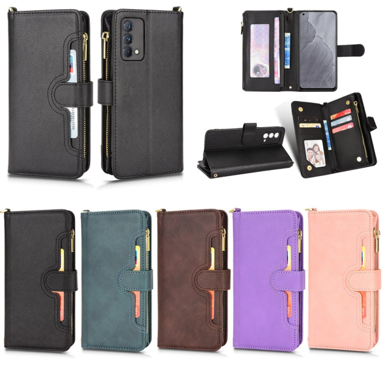 For OPPO Realme GT Master / K9 Litchi Texture Zipper Leather Phone Case