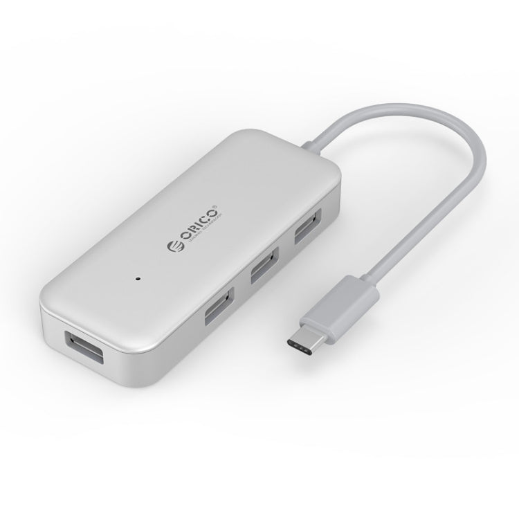 ORICO TC4U-U3 Type-C to USB 3.0 4-Port USB 3.0 Expansion HUB(Silver)