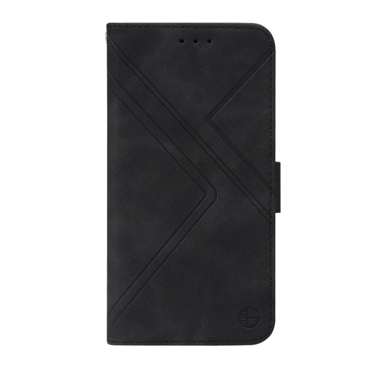 For Xiaomi Redmi 10C Global RFID Geometric Line Flip Leather Phone Case