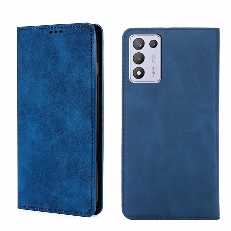 For OPPO K9s/Realme Q3s Skin Feel Magnetic Horizontal Flip Leather Phone Case