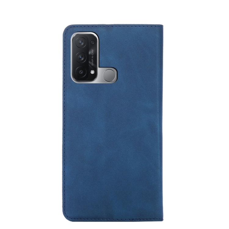 For OPPO Reno5 A Skin Feel Magnetic Horizontal Flip Leather Phone Case