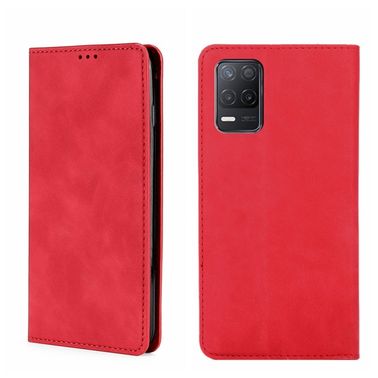 For OPPO Realme V13 5G Skin Feel Magnetic Horizontal Flip Leather Phone Case