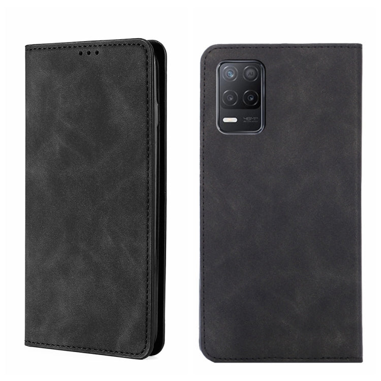 For OPPO Realme V13 5G Skin Feel Magnetic Horizontal Flip Leather Phone Case