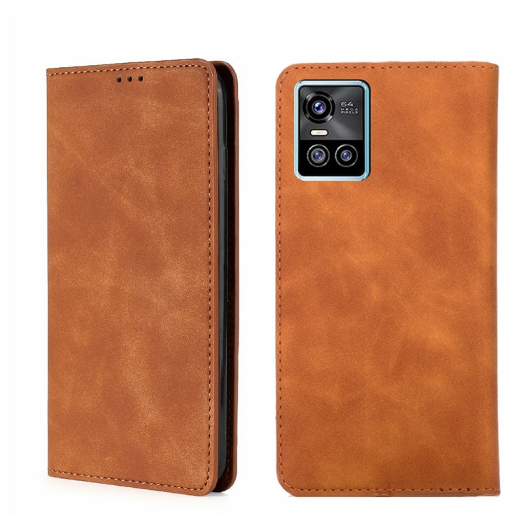 For vivo S10/S10 Pro Skin Feel Magnetic Horizontal Flip Leather Phone Case