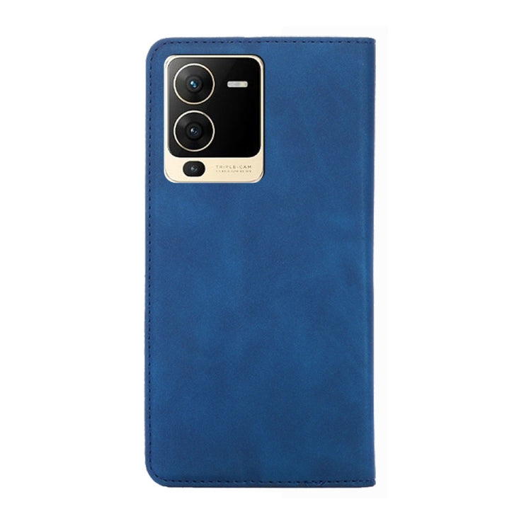 For vivo S15 5G Skin Feel Magnetic Horizontal Flip Leather Phone Case