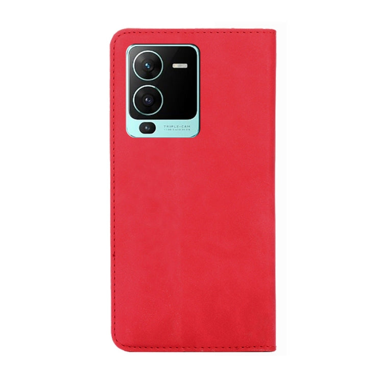 For vivo S15 Pro 5G Skin Feel Magnetic Horizontal Flip Leather Phone Case