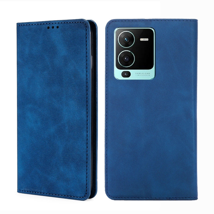 For vivo S15 Pro 5G Skin Feel Magnetic Horizontal Flip Leather Phone Case