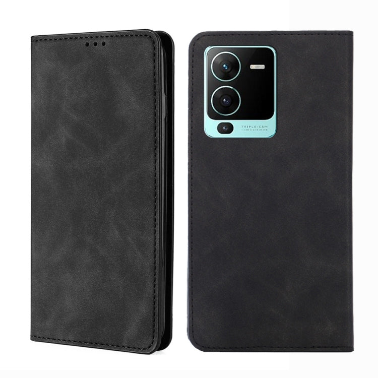 For vivo S15 Pro 5G Skin Feel Magnetic Horizontal Flip Leather Phone Case