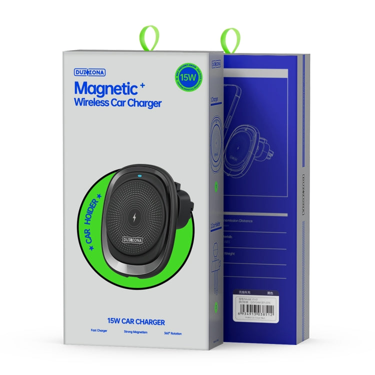 V1 Magnetic Wireless Fast Charging Car Holder(Black)