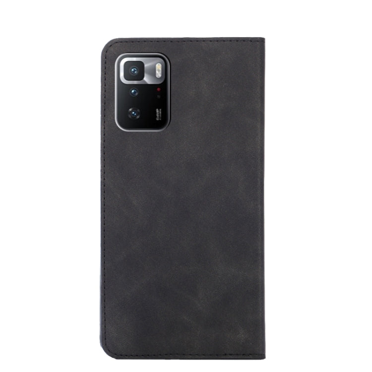 For Xiaomi Redmi Note 10 Pro China Skin Feel Magnetic Flip Leather Phone Case