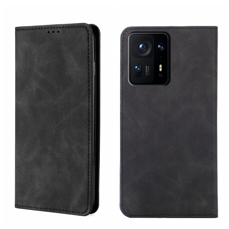 For Xiaomi Mix 4 Skin Feel Magnetic Flip Leather Phone Case