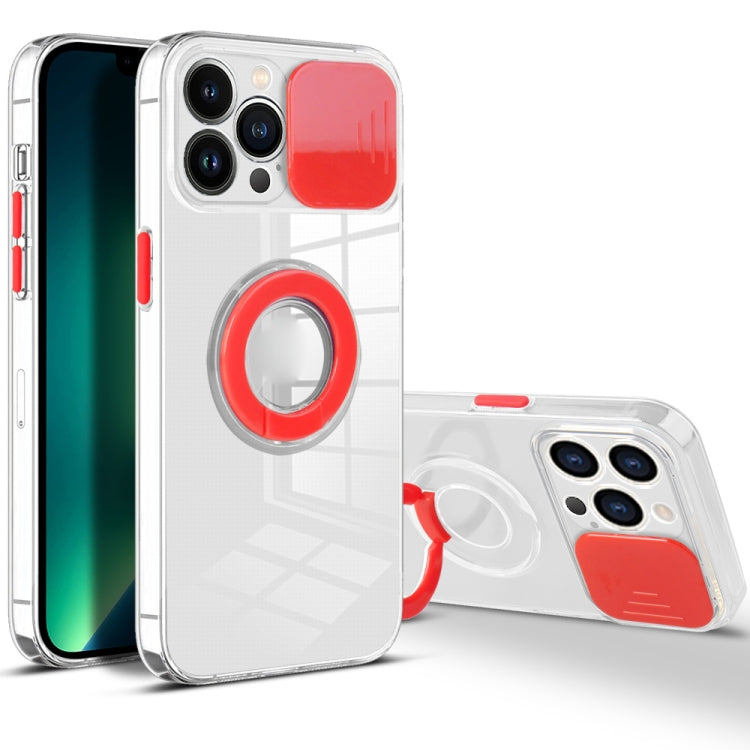 For iPhone 13 Pro Max Sliding Camera Cover Design TPU Phone Case