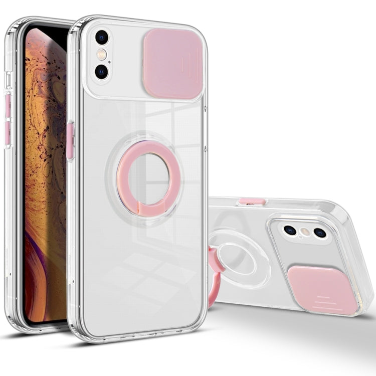 For iPhone X / XS Sliding Camera Cover Design TPU Phone Case