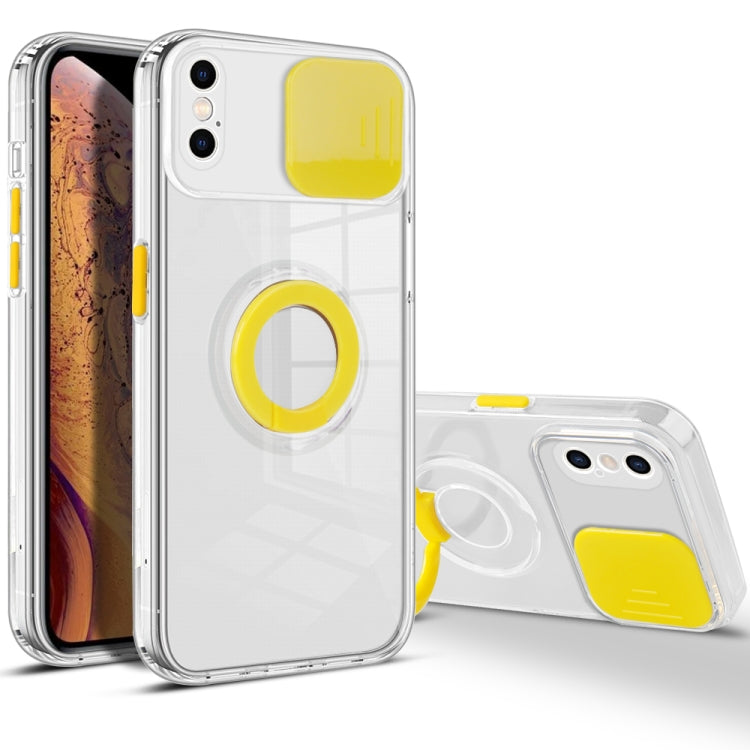 For iPhone X / XS Sliding Camera Cover Design TPU Phone Case