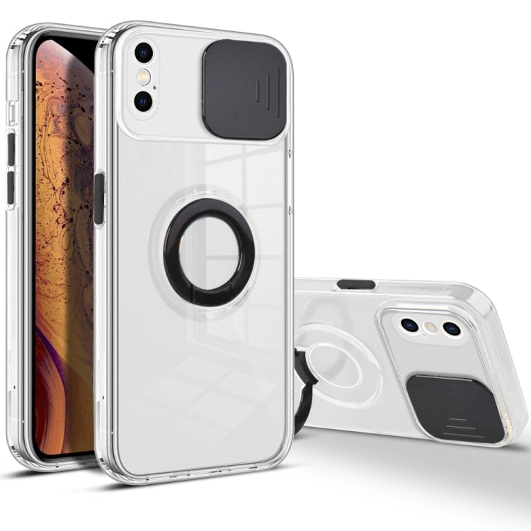 For iPhone XS Max Sliding Camera Cover Design TPU Phone Case