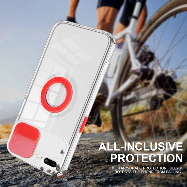 Sliding Camera Cover Design TPU Phone Case For iPhone 8 Plus / 7 Plus