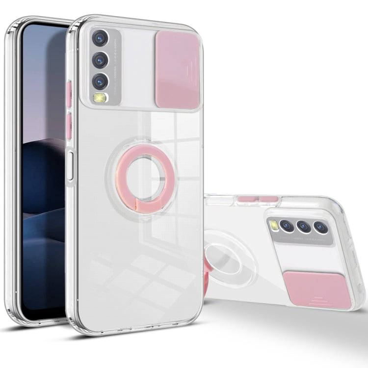 For vivo Y20 / Y20s / Y20i / Y12s Sliding Camera Cover Design TPU Phone Case