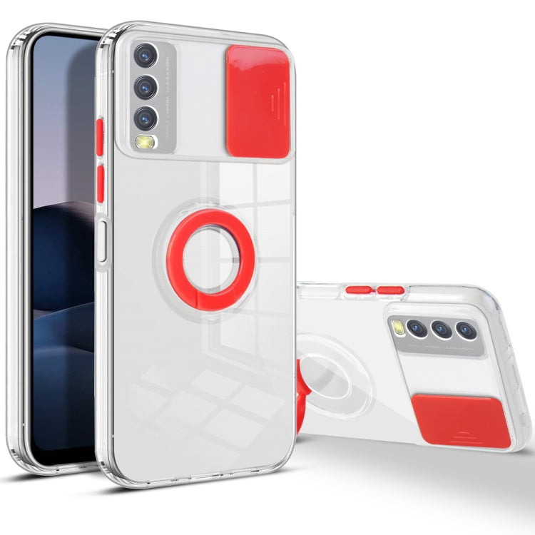 For vivo Y20 / Y20s / Y20i / Y12s Sliding Camera Cover Design TPU Phone Case