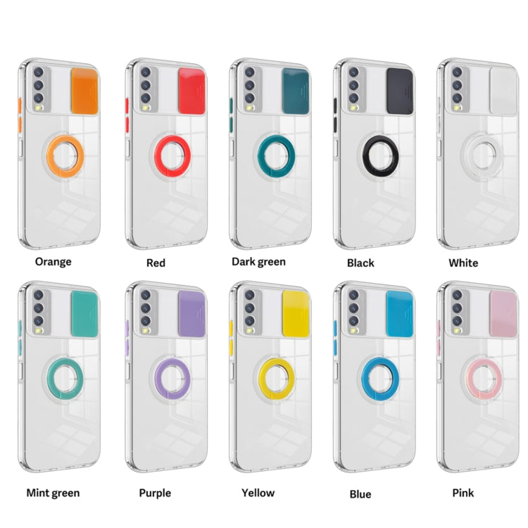 For vivo Y20 / Y20s / Y20i / Y12s Sliding Camera Cover Design TPU Phone Case