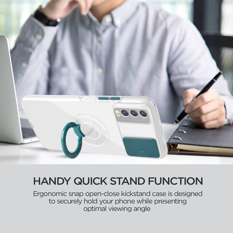 For vivo Y20 / Y20s / Y20i / Y12s Sliding Camera Cover Design TPU Phone Case