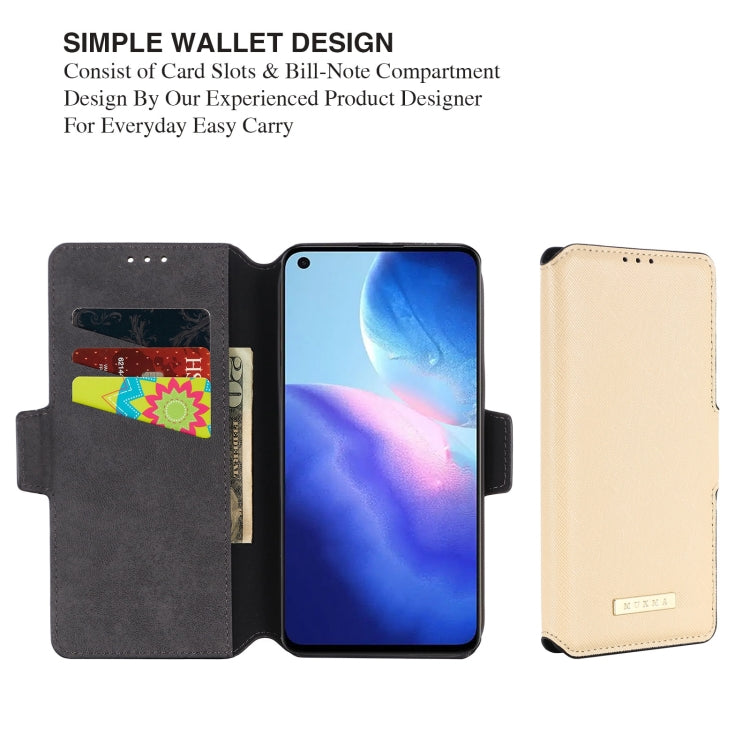 For OPPO Reno5 4G MUXMA MX115 Cross Texture Oil Edge Flip Leather Phone Case