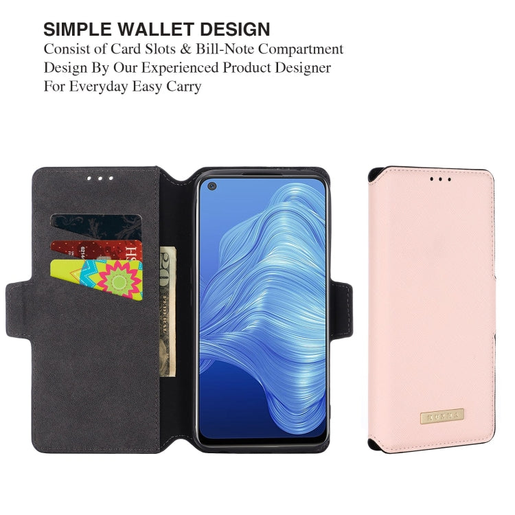 For OPPO Realme 7 5G / V5 / Q2 MUXMA MX115 Cross Texture Oil Edge Flip Leather Phone Case