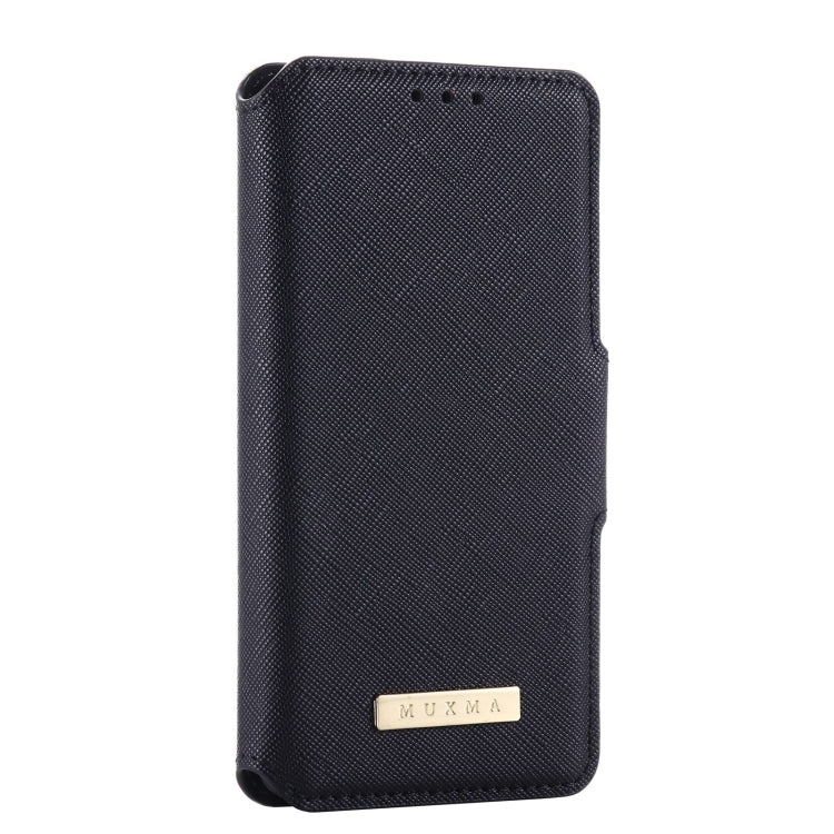 MUXMA MX115 Cross Texture Oil Edge Flip Leather Phone Case For iPhone 6s / 6