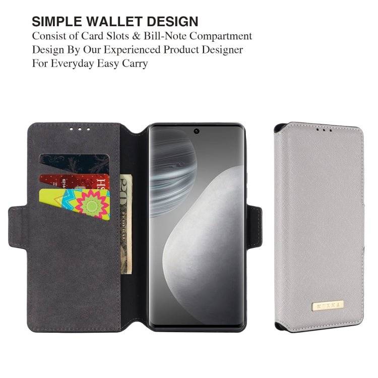 For vivo X60 Pro 5G MUXMA MX115 Cross Texture Oil Edge Flip Leather Phone Case