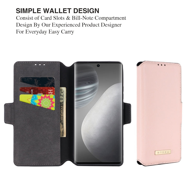 For vivo X60 Pro 5G MUXMA MX115 Cross Texture Oil Edge Flip Leather Phone Case