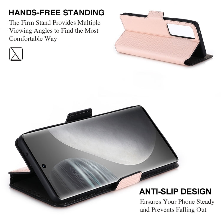 For vivo X60 Pro 5G MUXMA MX115 Cross Texture Oil Edge Flip Leather Phone Case