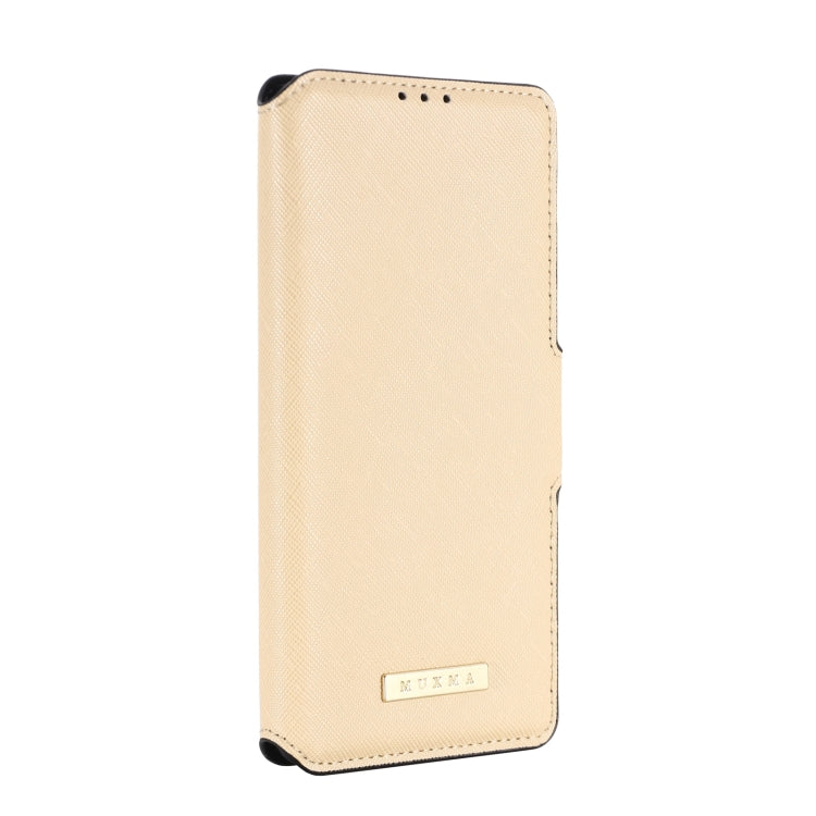 For vivo X60 Pro+ 5G MUXMA MX115 Cross Texture Oil Edge Flip Leather Phone Case
