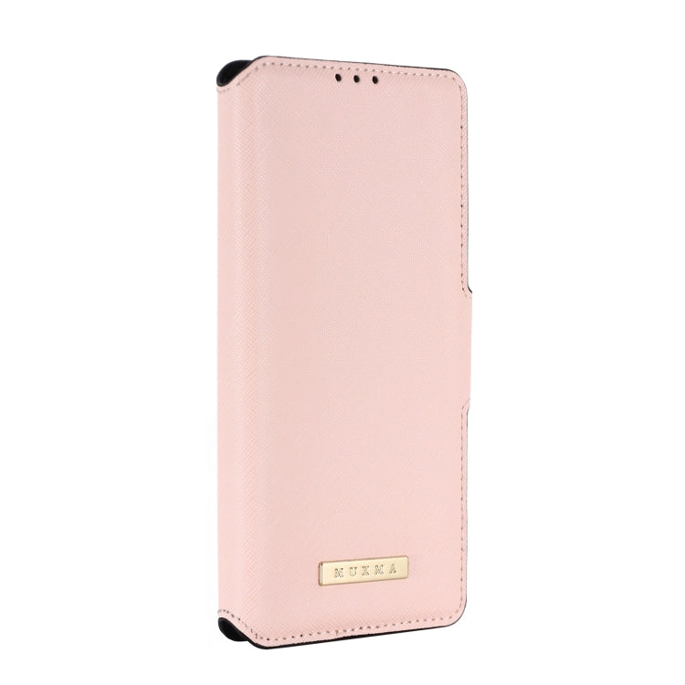 For vivo X60 Pro+ 5G MUXMA MX115 Cross Texture Oil Edge Flip Leather Phone Case