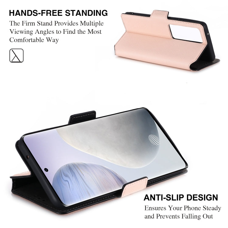 For vivo X60 Pro+ 5G MUXMA MX115 Cross Texture Oil Edge Flip Leather Phone Case