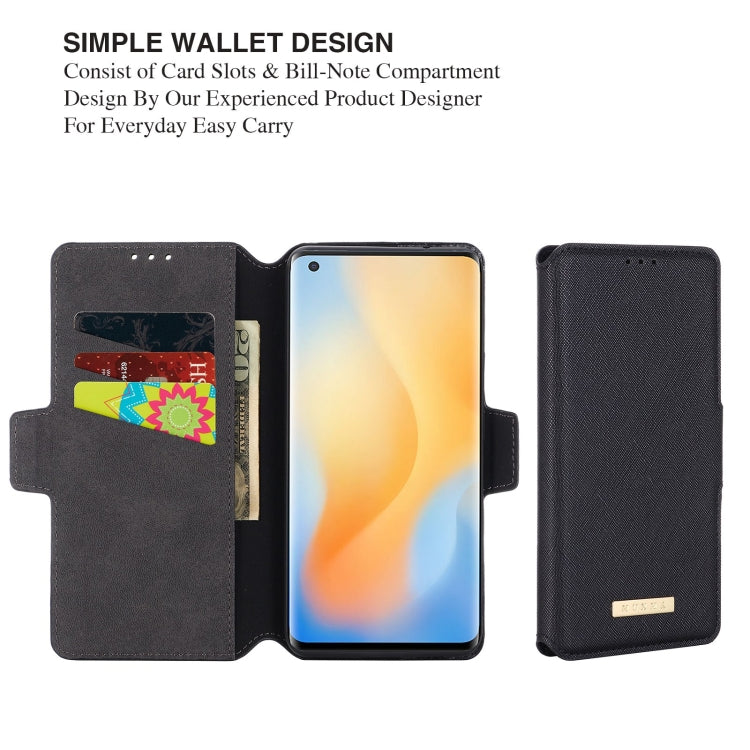 For vivo X50 5G / X50 Pro MUXMA MX115 Cross Texture Oil Edge Flip Leather Phone Case