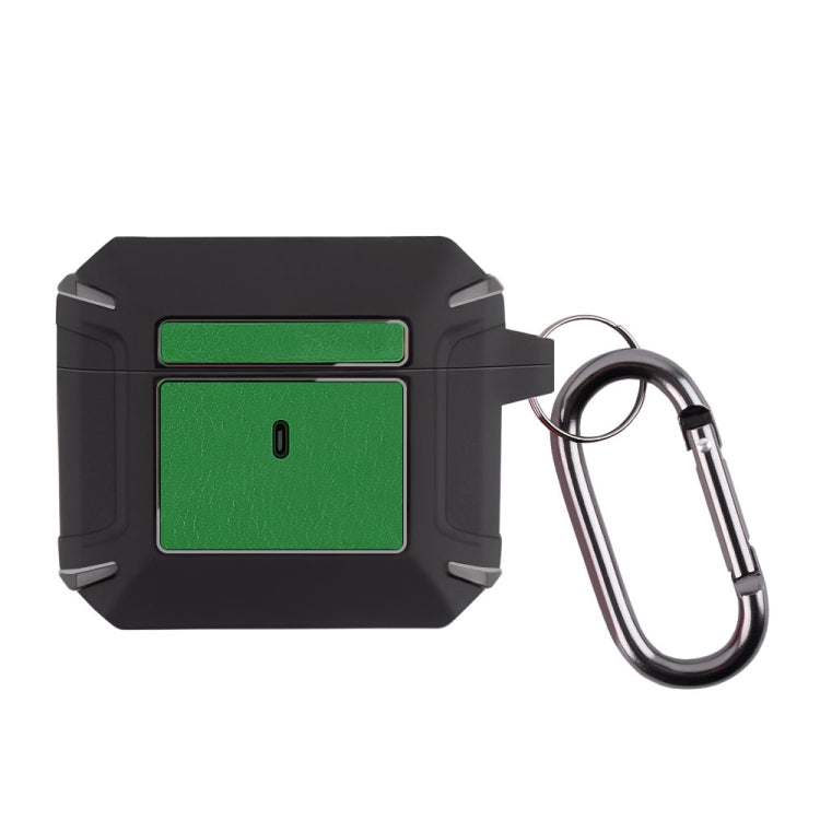 Leather Texture Armor Earphone Protective Case For AirPods 3