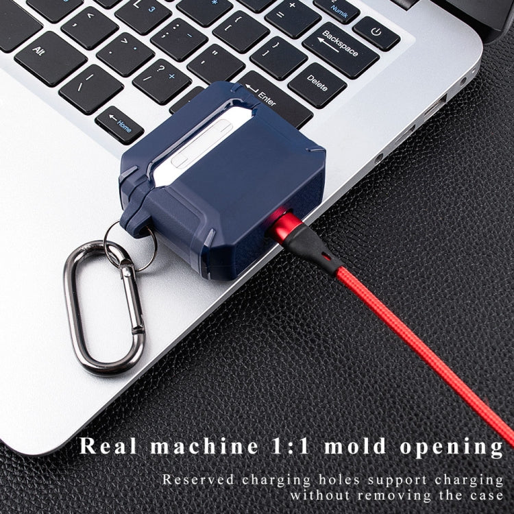 Leather Texture Armor Earphone Protective Case For AirPods Pro