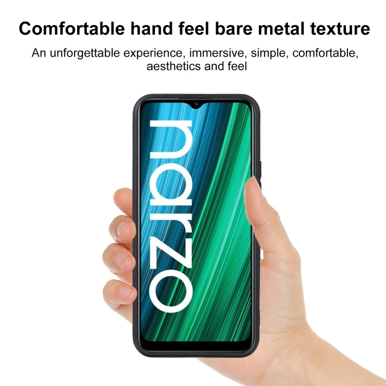 For OPPO Realme Narzo 50A TPU Phone Case(Black)