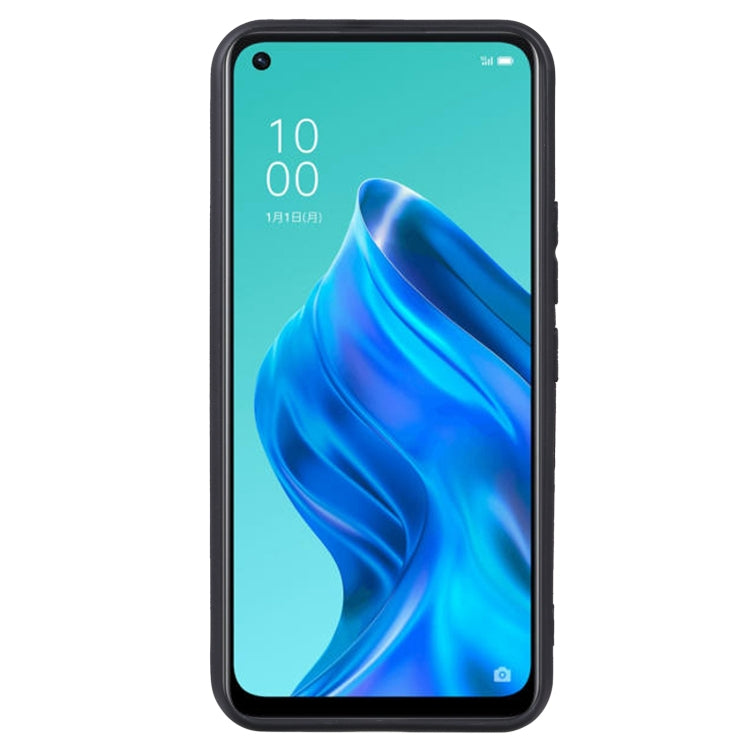 For OPPO Reno5 A TPU Phone Case(Black)