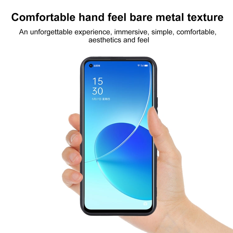 For OPPO Reno6 5G TPU Phone Case(Black)