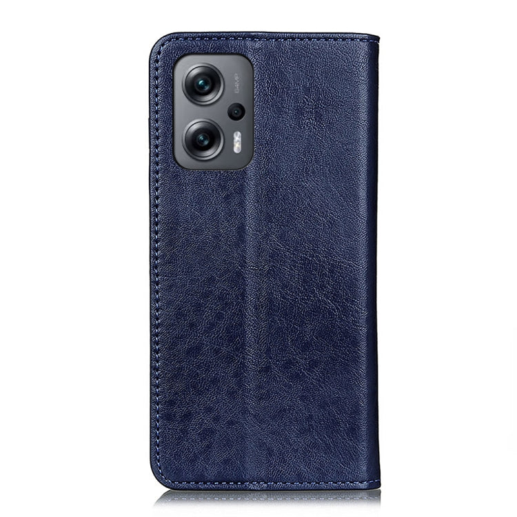 For Xiaomi Redmi Note 11T Pro 5G / Note 11T Pro+ 5G China / Poco X4 GT 5G Magnetic Retro Crazy Horse Texture Leather Phone Case