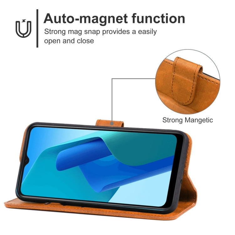 For OPPO A16K Leather Phone Case