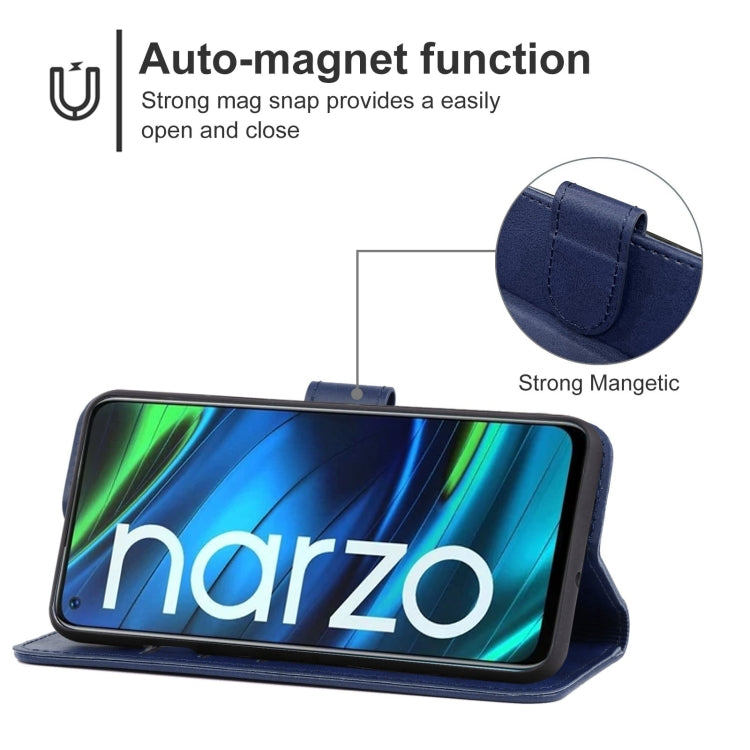 For OPPO Realme Narzo 30 5G Leather Phone Case