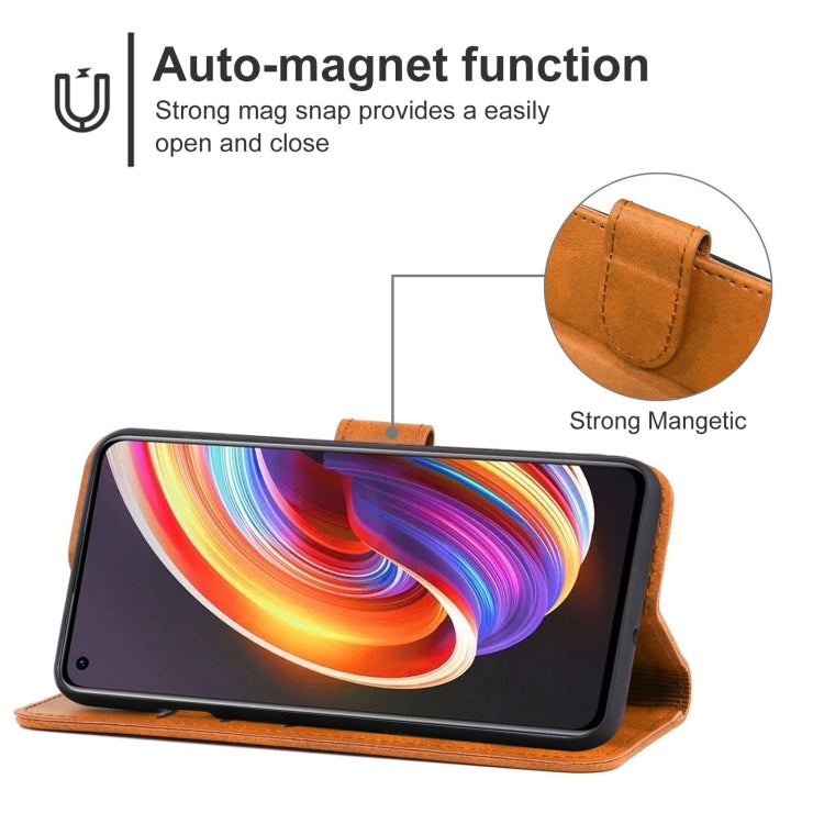 For OPPO Realme Q2 Pro Leather Phone Case