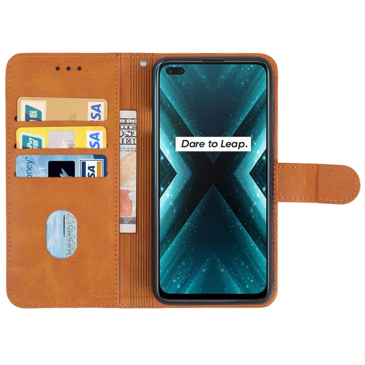 For OPPO Realme X3 Leather Phone Case