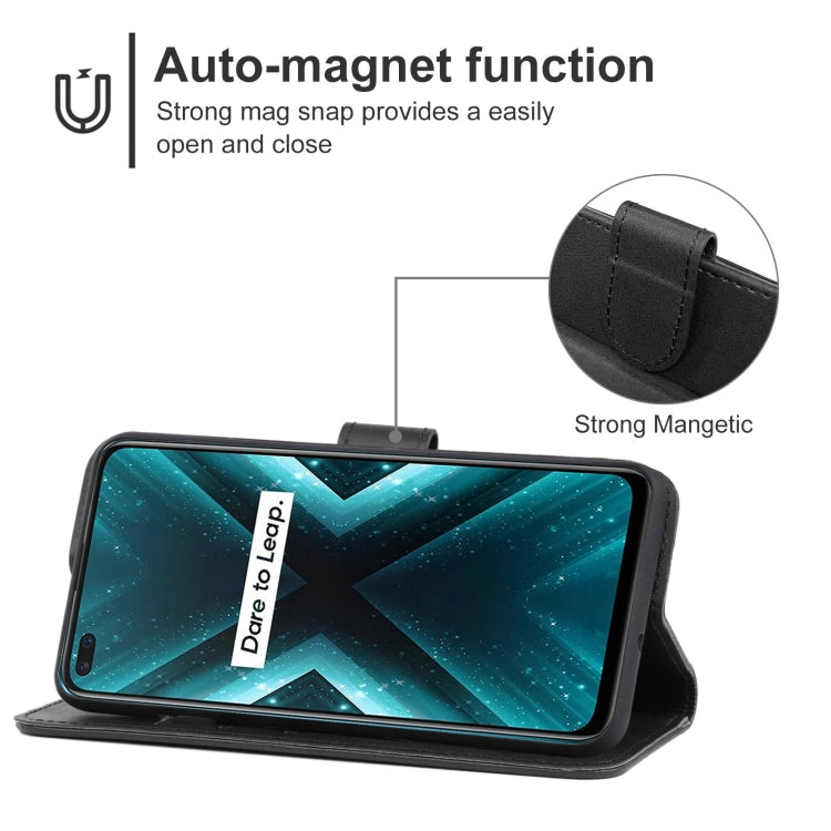 For OPPO Realme X3 Leather Phone Case