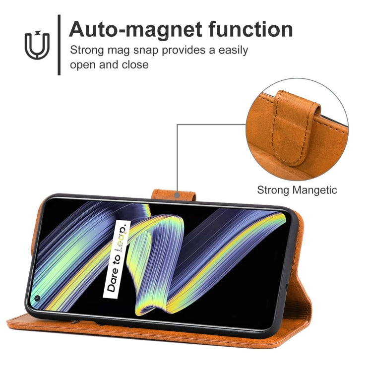 For OPPO Realme X7 Max 5G Leather Phone Case