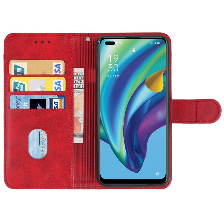 For OPPO Reno4 F Leather Phone Case