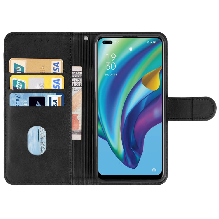 For OPPO Reno4 F Leather Phone Case